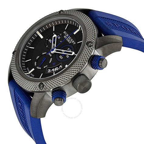 burberry blue sport watch|burberry sport watch chronograph.